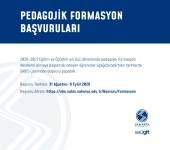 Pedagojik Formasyon Başvuruları Başladı!