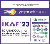 Anadolu Üniversitesi İç Anadolu Kariyer Fuarı’na (İKAF’23) ev sahipliği yapacak!