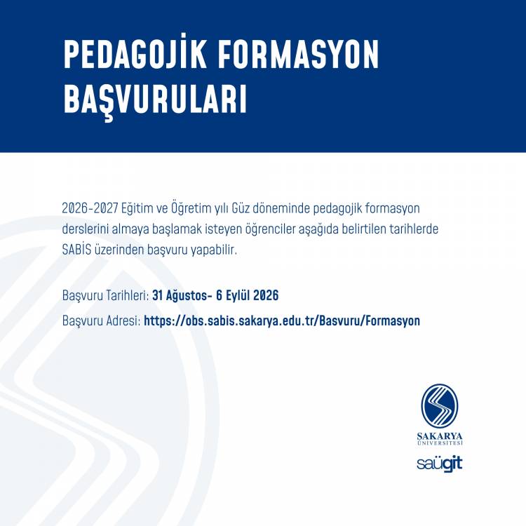 Pedagojik Formasyon Başvuruları Başladı!