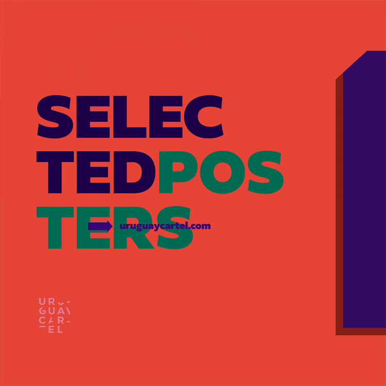 The Work of Our Faculty Member is at the International Uruguay Poster Festival!